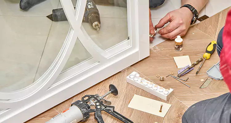 Interior Patio Door Casing Repair in Iona, FL